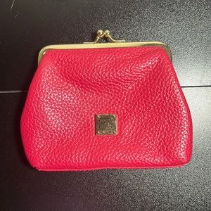 Pink Dooney & Bourke leather coin purse